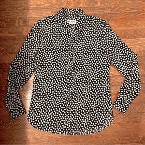 Saint Laurent Silk Polka Dot shirt
